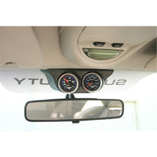 画像をギャラリービューアに読み込む, Autometer 99-04 Ford Super Duty / 03-07 Dodge Ram Black Dual Overhead Console Pod