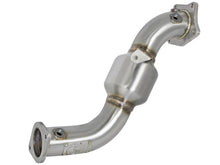 画像をギャラリービューアに読み込む, aFe Twisted Steel Down-Pipe Catted 13-16 Cadillac ATS L4-2.0L (t)