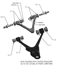 画像をギャラリービューアに読み込む, Ridetech 06-13 Chevy Corvette ZO6 Delrin Bushing Kit