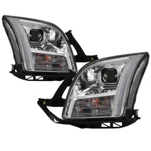 画像をギャラリービューアに読み込む, xTune 06-09 Ford Fusion Light Bar DRL Projector Headlights - Chrome (PRO-JH-FFU06-LB-C)