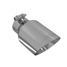 画像をギャラリービューアに読み込む, MBRP Universal Tip 4in O.D. Dual Wall Angled 2.5in inlet 8in length T304