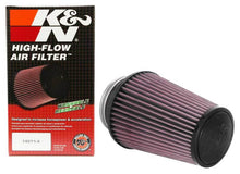 画像をギャラリービューアに読み込む, K&amp;N Universal Clamp-On Air Filter 4in FLG / 6in B / 4in T / 7in H