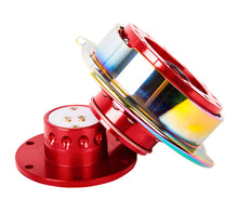 画像をギャラリービューアに読み込む, NRG Quick Release Gen 2.5 - Red Body / Neochrome Ring