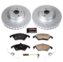 画像をギャラリービューアに読み込む, Power Stop 12-15 Mercedes-Benz C250 Front Z23 Evolution Sport Coated Brake Kit