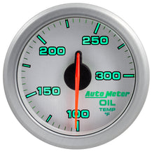 画像をギャラリービューアに読み込む, Autometer Airdrive 2-1/6in Oil Temp Gauge 100-300 Degrees F - Silver