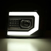 画像をギャラリービューアに読み込む, AlphaRex 07-13 GMC 1500HD PRO-Series Projector Headlights Plank Style Chrm w/Activ Light/Seq Signal