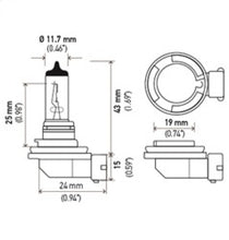 画像をギャラリービューアに読み込む, Hella Optilux H8 12V/35W XB Xenon White Bulb (pair)
