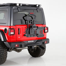 画像をギャラリービューアに読み込む, Go Rhino 08-22 Jeep Wrangler JL/JLU Body Mount Spare Tire Carrier - Tex. Blk