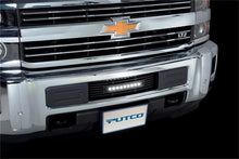 画像をギャラリービューアに読み込む, Putco 15-19 Chevy Silv HD SS Black Bar Design Bumper Grille Insert w/ Curved Flush 10in Light Bar