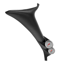 画像をギャラリービューアに読み込む, Autometer 99-07 Ford Powerstroke/SD Black Dual Pillar Ultra-Lite Gauge Kit