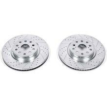 画像をギャラリービューアに読み込む, Power Stop 07-17 Lexus LS460 Front Evolution Drilled &amp; Slotted Rotors - Pair