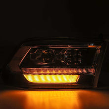 画像をギャラリービューアに読み込む, AlphaRex 09-18 Dodge Ram 2500 LUXX LED Proj Headlights Plank Style Black w/Activ Light/DRL
