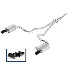 画像をギャラリービューアに読み込む, Ford Racing 2018+ Mustang 2.3L EcoBoost Cat-Back Extreme Exhaust System w/ Black Chrome Tips