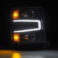 画像をギャラリービューアに読み込む, AlphaRex 14-15 Chevy 1500 PRO-Series Projector Headlights Black w/ Sequential Signal &amp;  DRL