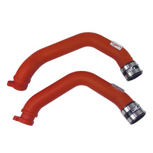 画像をギャラリービューアに読み込む, Injen 15-16 BMW M3(F80)/M4 (F82/83) 3.0L L6 Twin Turbo 2PC Aluminum Int. Charge Pipe - Wrinkle Red