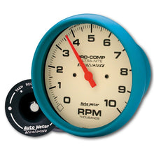 画像をギャラリービューアに読み込む, AutoMeter Gauge Tach 5in. 10K RPM In-Dash W/Peak Memory Glow In Dark Ultra-Nite
