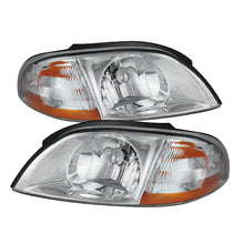 画像をギャラリービューアに読み込む, xTune Ford Windstar 99-03 Crystal Headlights Chrome HD-JH-FWIN99-AM-C
