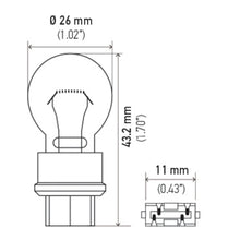 画像をギャラリービューアに読み込む, Hella Bulb 3156 12V 27W W2.5x16d S8