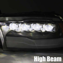 画像をギャラリービューアに読み込む, AlphaRex 09-18 Dodge Ram 1500HD NOVA LED Projector Headlights Plank Style Design Alpha Black w/DRL
