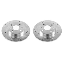 画像をギャラリービューアに読み込む, Power Stop 12-18 Fiat 500 Rear Evolution Drilled &amp; Slotted Rotors - Pair