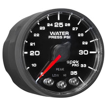 画像をギャラリービューアに読み込む, Autometer Spek-Pro - Nascar 2-1/16in Water Press 0- 35 psi Bfb Sp