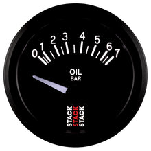 画像をギャラリービューアに読み込む, Autometer Stack 52mm 0-7 Bar M10 (M) Electric Oil Pressure Gauge - Black