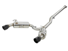 画像をギャラリービューアに読み込む, aFe Takeda 3in. to 2.5in. 304 SS C/B Exhaust 08-15 Mitsubishi Lancer EVO I4-2.0L (t) - Black Tips
