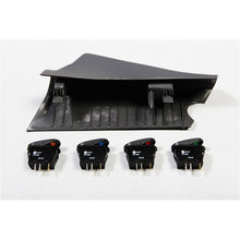 画像をギャラリービューアに読み込む, Rugged Ridge A-Pillar 4 Switch Pod Kit Black RHD 07-10 Jeep Wrangler
