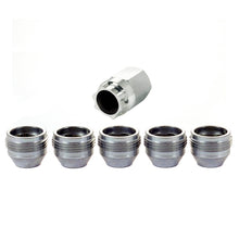 画像をギャラリービューアに読み込む, McGard Wheel Lock Nut Set - 5pk. (Under Hub Cap / Cone Seat) M14X.5 / 22mm Hex / .893in. L. - Silver