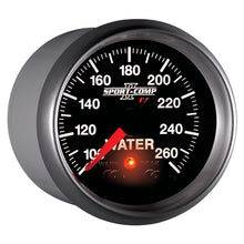 画像をギャラリービューアに読み込む, Autometer Sport-Comp II 52.4mm 100-260 Deg F Water Temp Peak &amp; Warn w/ Electronic Control Gauge