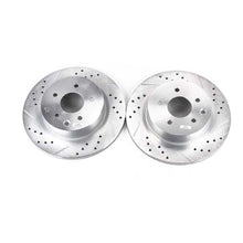 画像をギャラリービューアに読み込む, Power Stop 08-12 Infiniti EX35 Rear Evolution Drilled &amp; Slotted Rotors - Pair
