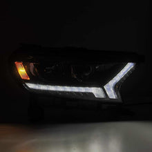 画像をギャラリービューアに読み込む, AlphaRex 2019+ Ford Ranger PRO-Series Proj Headlights Plank Style Black w/Seq Signal/DRL