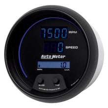 画像をギャラリービューアに読み込む, Autometer 85.7mm Black Digital 8000rpm/160mph or 260kmph Electric Tachometer/Speedometer Combo