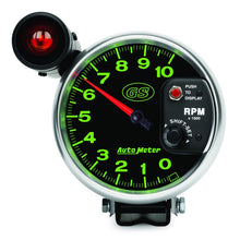 画像をギャラリービューアに読み込む, AutoMeter Gauge Tachometer 5in. 10K RPM Pedestal W/ Ext. Shift-Lite Gs