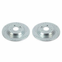 画像をギャラリービューアに読み込む, Power Stop 17-20 Acura MDX Rear Evolution Drilled &amp; Slotted Rotors - Pair