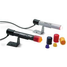 画像をギャラリービューアに読み込む, Autometer Mini Pro-Lite Warning Light (Silver Case / Red Bulb w/ Covers)