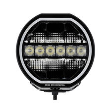 画像をギャラリービューアに読み込む, Go Rhino Xplor Blackout Series Maxline LED Hi/Low Beam w/Multi DRL (Surface Mount) 9in. - Blk