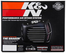 画像をギャラリービューアに読み込む, K&amp;N Street Metal Intake System 01-16 Harley-Davidson Shaker Silver H/D Softail/Dyna Fl