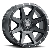 画像をギャラリービューアに読み込む, ICON Rebound 20x9 -12mm Offset 5x5 BP 4.5in BS 71.5mm Bore Satin Black Wheel