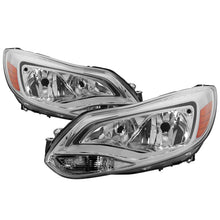 画像をギャラリービューアに読み込む, xTune Ford Focus 2012-2014 Halogen Only OEM Style Headlights - Chrome HD-JH-FFOC12-AM-C