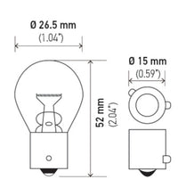 画像をギャラリービューアに読み込む, Hella Bulb 7507 12V 21W BAU15s S8 AMBER