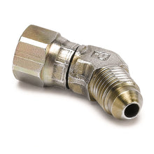 画像をギャラリービューアに読み込む, Autometer -4AN Elbow Fitting - 45 Deg w/ Swivel Nut