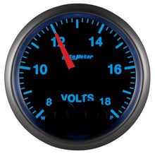 画像をギャラリービューアに読み込む, Autometer Elite 52.4mm Peak &amp; Warn w/ Electronic Control 8-18 Volt Voltmeter