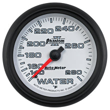 画像をギャラリービューアに読み込む, Autometer Phantom II 2-5/8in 140-280 Degree F Mechanical Water Gauge