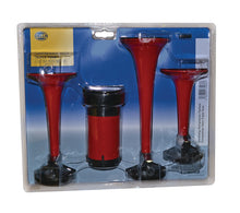 画像をギャラリービューアに読み込む, Hella Triple-Tone Air Horn Kit 12V