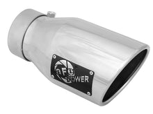 画像をギャラリービューアに読み込む, aFe MACH Force-Xp 3in Inlet x 4-1/2in Outlet x 9in Length 304 Stainless Steel Exhaust Tip