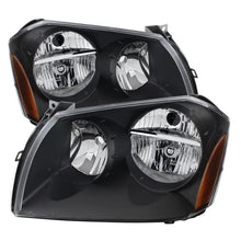 画像をギャラリービューアに読み込む, xTune Dodge Magnum 05-07 Crystal Headlights Black HD-JH-DMAG05-AM-BK