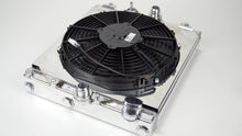 画像をギャラリービューアに読み込む, CSF Universal Half Radiator w/-16AN &amp; Slip-On Fittings/12in SPAL Fan &amp; Shroud