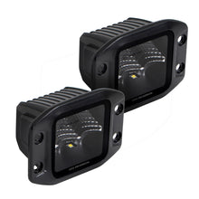 画像をギャラリービューアに読み込む, Go Rhino Xplor Blackout Series Cube LED Flood Light Kit (Flush Mount) 3x3 - Blk (Pair)