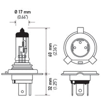 画像をギャラリービューアに読み込む, Hella Optilux H4 12V / 60/55W XY Xenon Yellow Bulb
